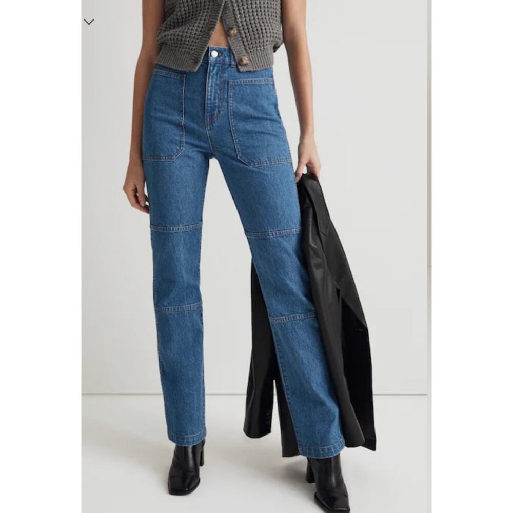 Madewell 90s Straight Utility Jeans - Size 26 Indigo